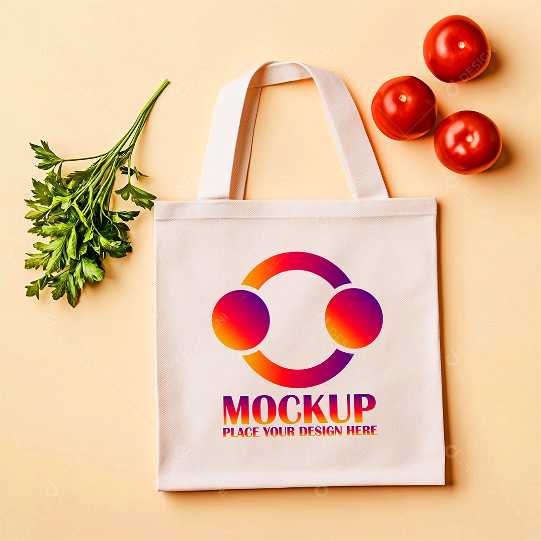 Bolsa Mockup PSD Editável
