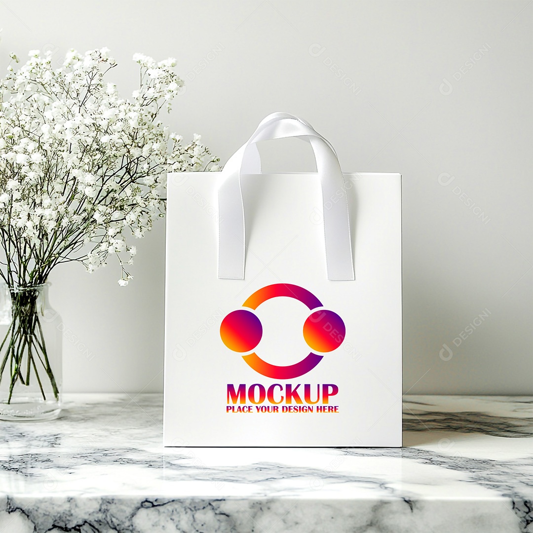 Bolsa Mockup PSD Editável