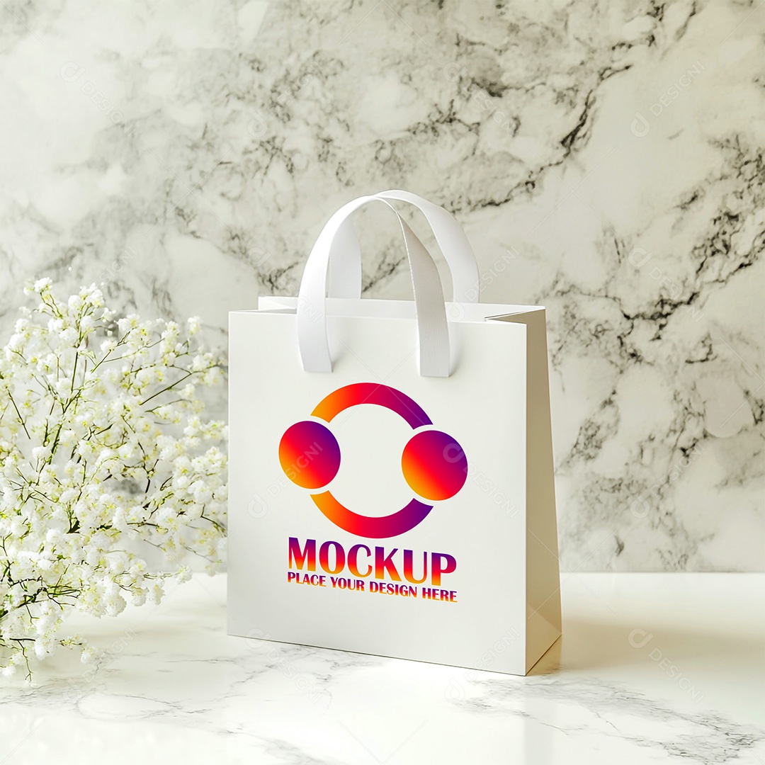 Bolsa Mockup PSD Editável