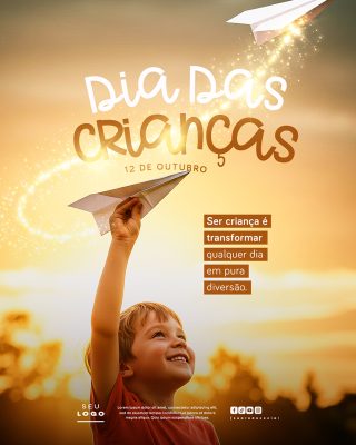 Dia das Crianças 12 de Outubro Social Media PSD Editável