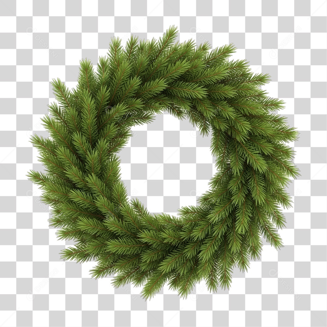 Guirlanda Decoração de Natal PNG Transparente