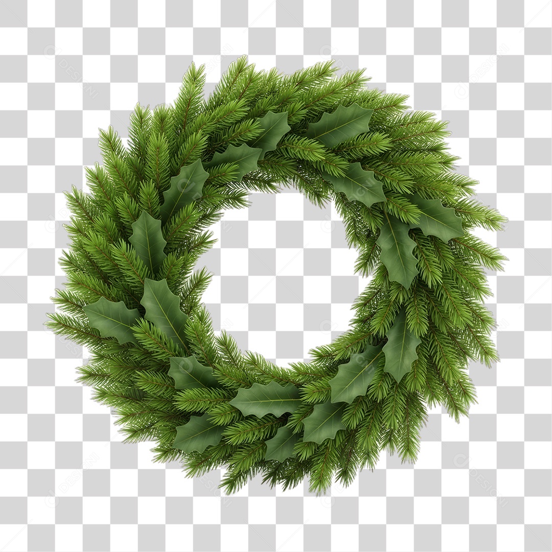 Guirlanda Decoração de Natal PNG Transparente