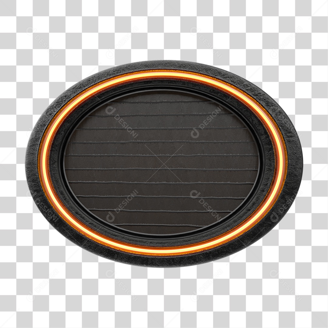 Placa Círculo PNG Transparente