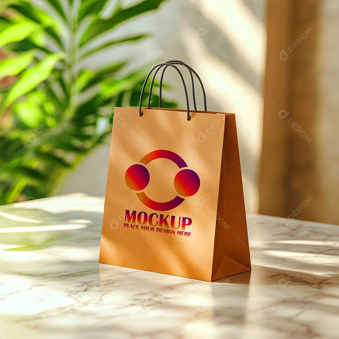 Bolsa Mockup PSD Editável