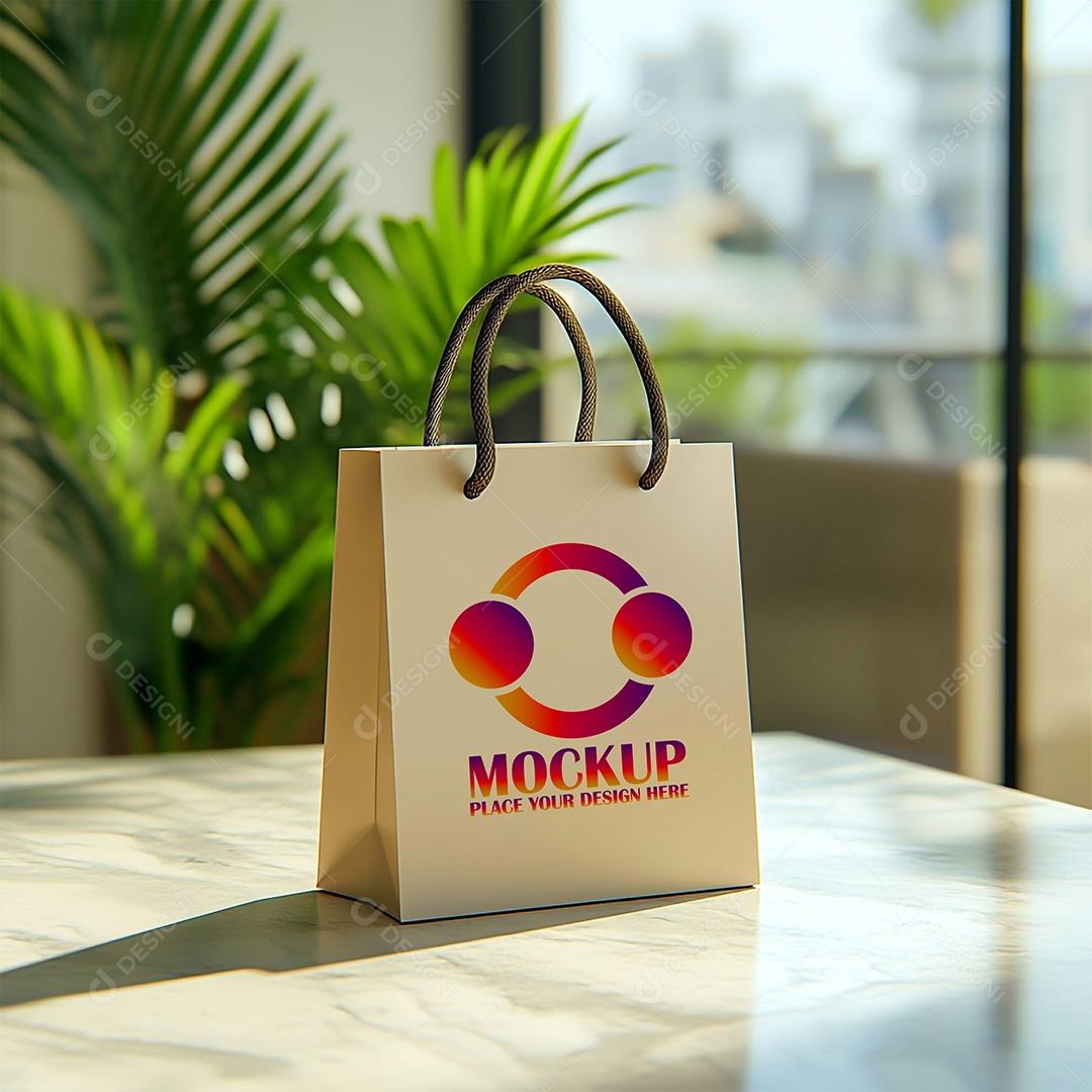 Bolsa Mockup PSD Editável