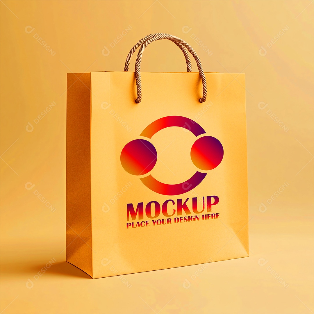 Bolsa Mockup PSD Editável