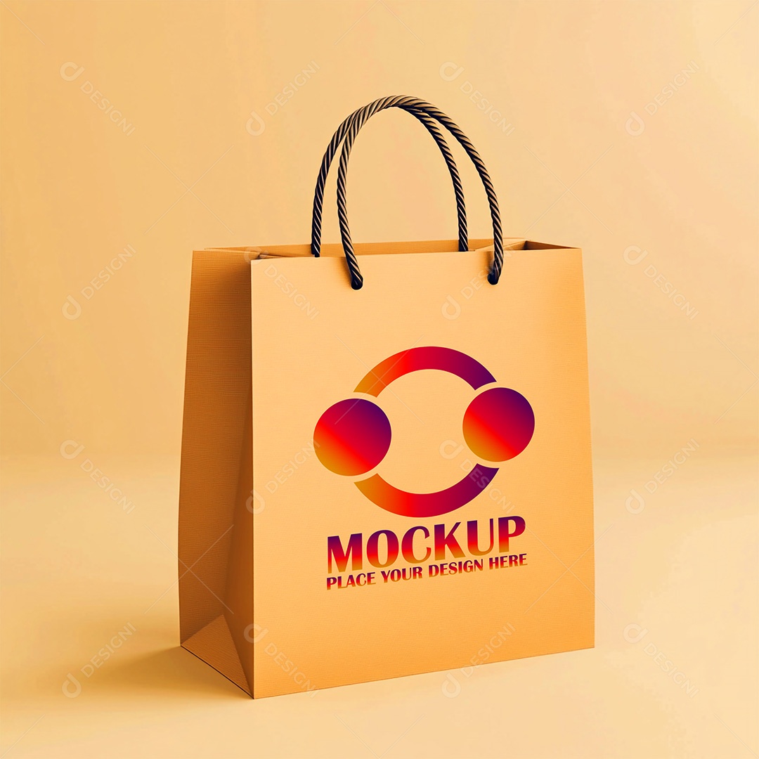 Bolsa Mockup PSD Editável