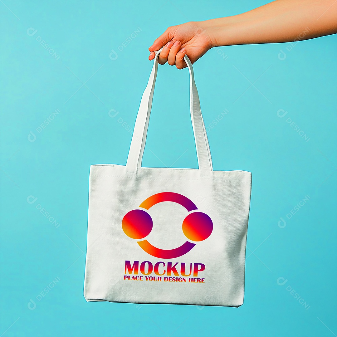 Bolsa Mockup PSD Editável