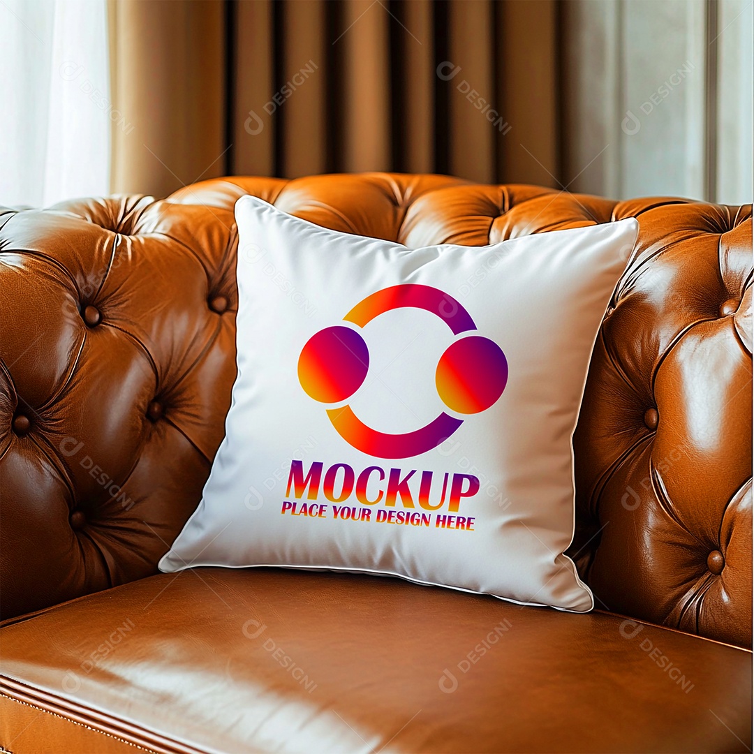 Mockup de Trabesseiro Almofada PSD Editável