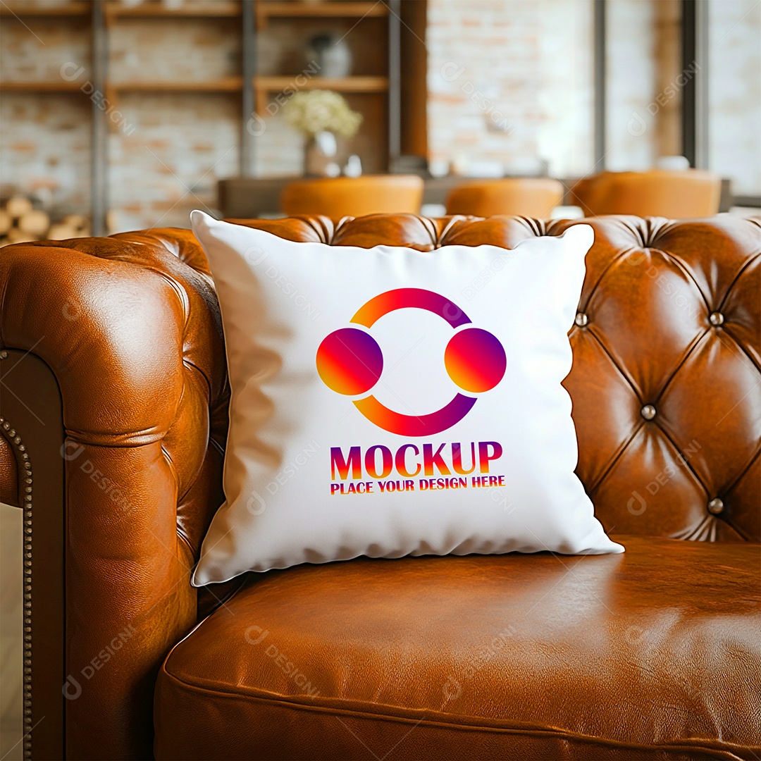 Mockup de Trabesseiro Almofada PSD Editável