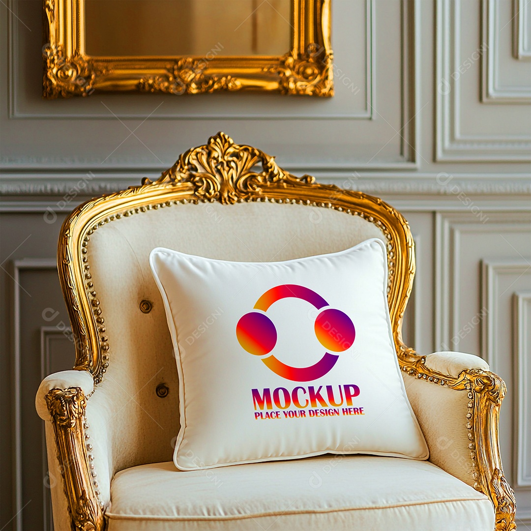 Mockup de Trabesseiro Almofada PSD Editável