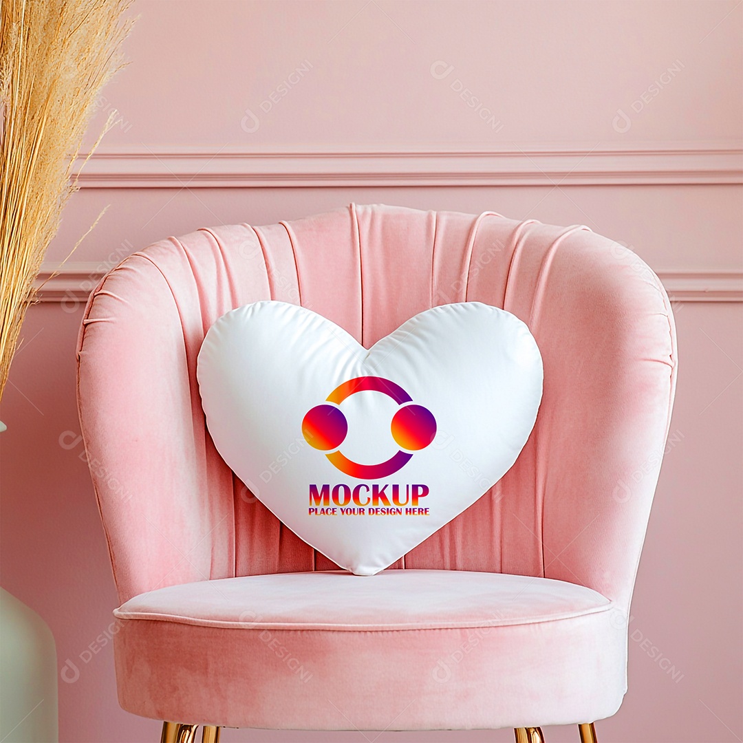 Mockup de Trabesseiro Almofada PSD Editável