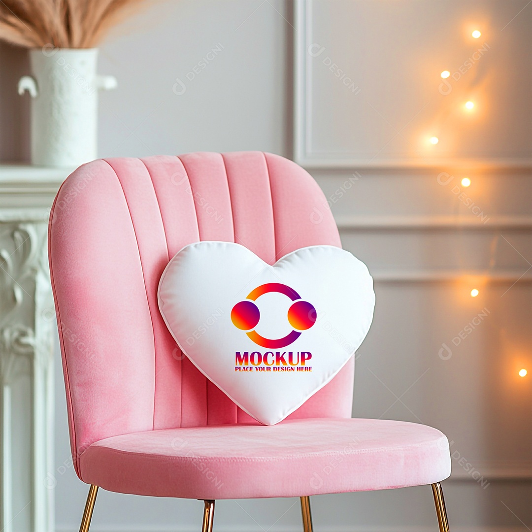 Mockup de Trabesseiro Almofada PSD Editável