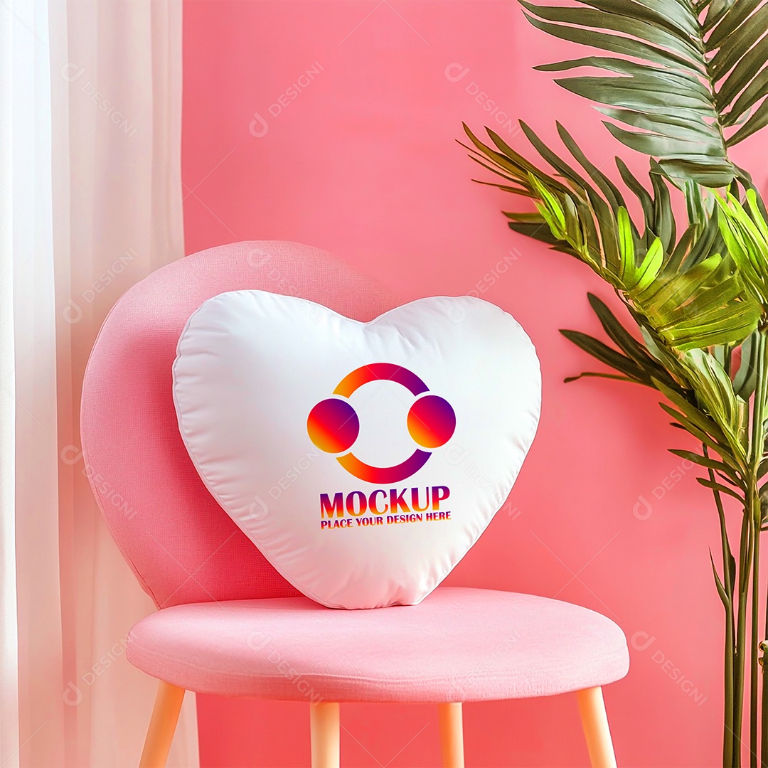 Mockup de Trabesseiro Almofada PSD Editável