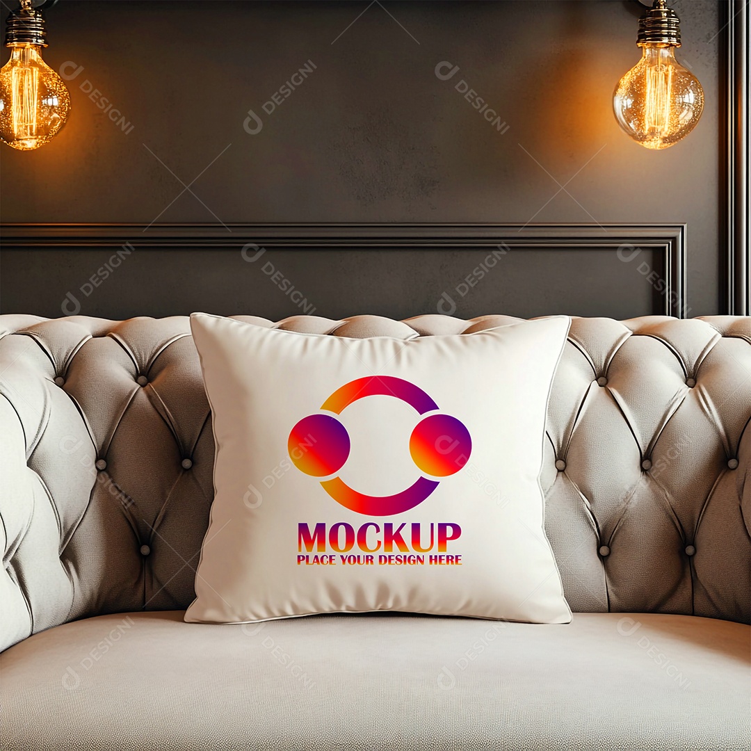 Mockup de Trabesseiro Almofada PSD Editável