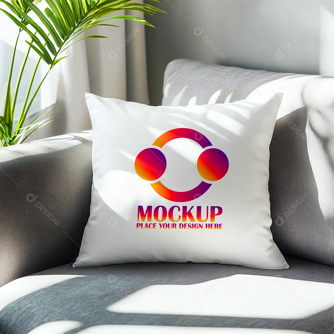 Mockup de Trabesseiro Almofada PSD Editável