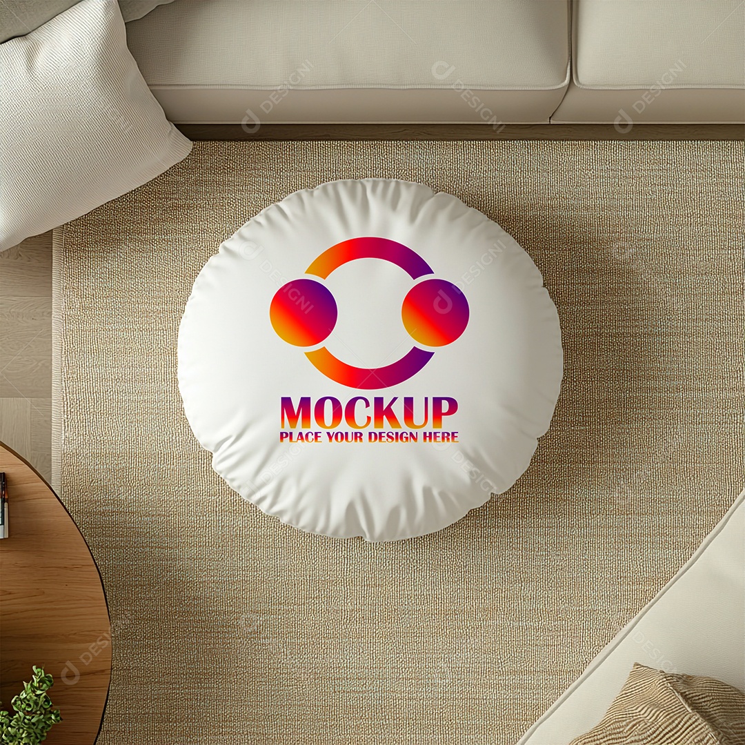 Mockup de Trabesseiro Almofada PSD Editável