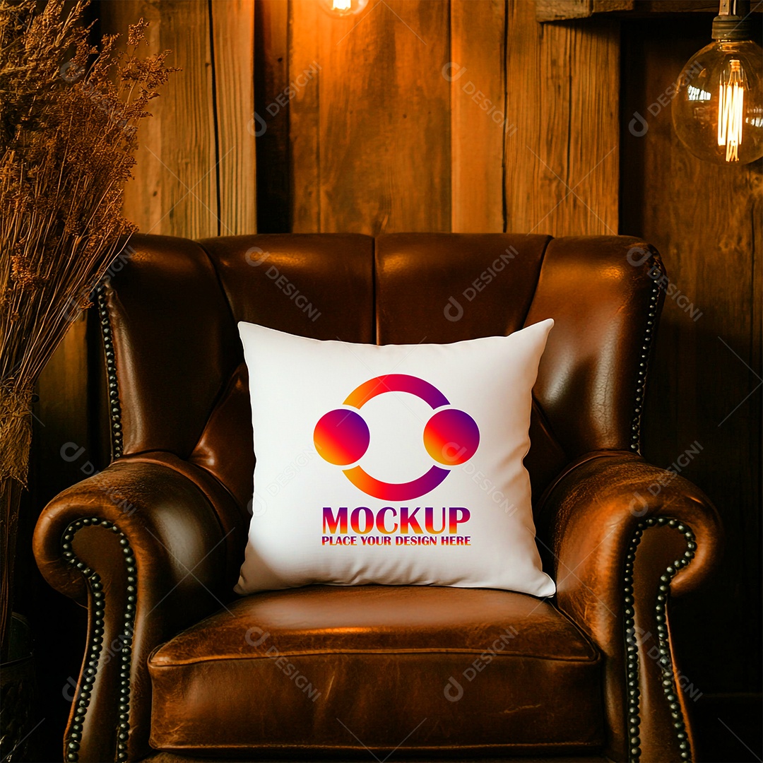 Mockup de Trabesseiro Almofada PSD Editável