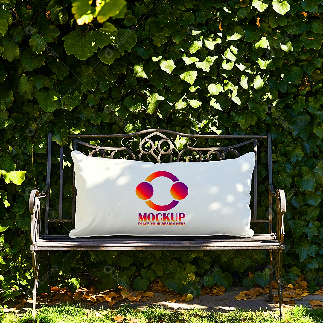 Mockup de Trabesseiro Almofada PSD Editável