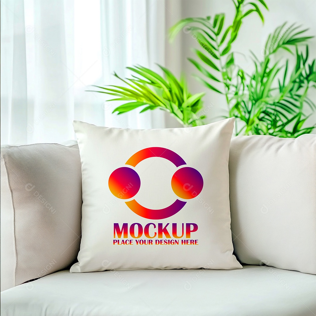 Mockup de Trabesseiro Almofada PSD Editável