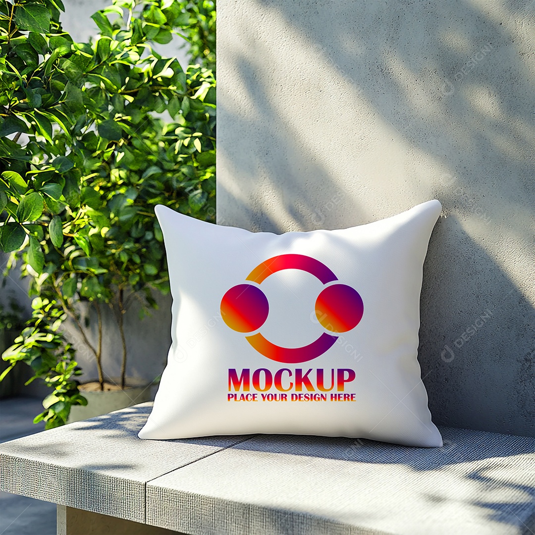 Mockup de Trabesseiro Almofada PSD Editável