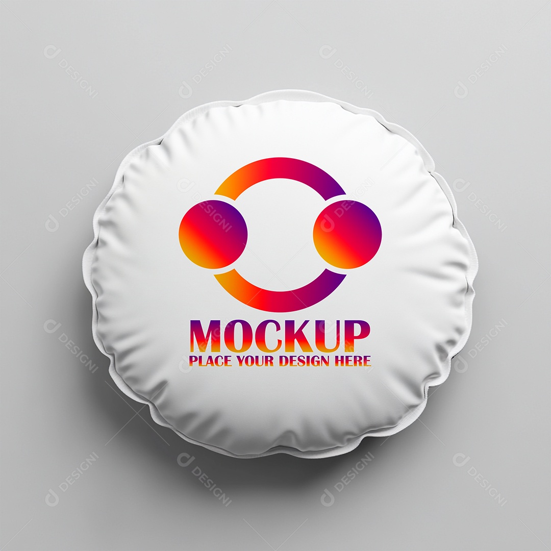 Mockup de Trabesseiro Almofada PSD Editável