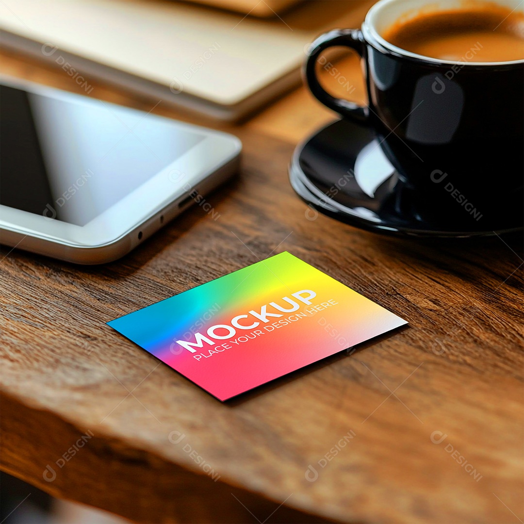 Mockup de Convite PSD Editável