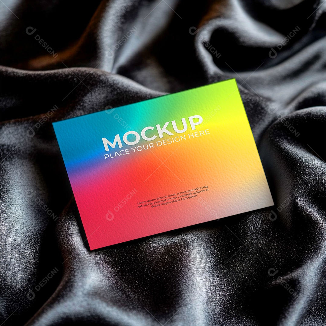 Mockup de Convite PSD Editável