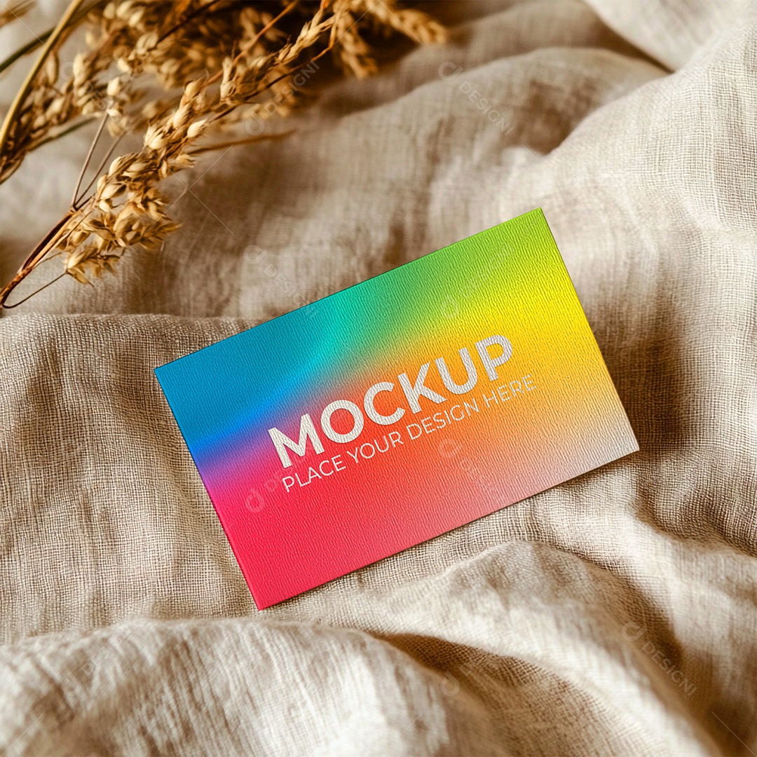 Mockup de Convite PSD Editável