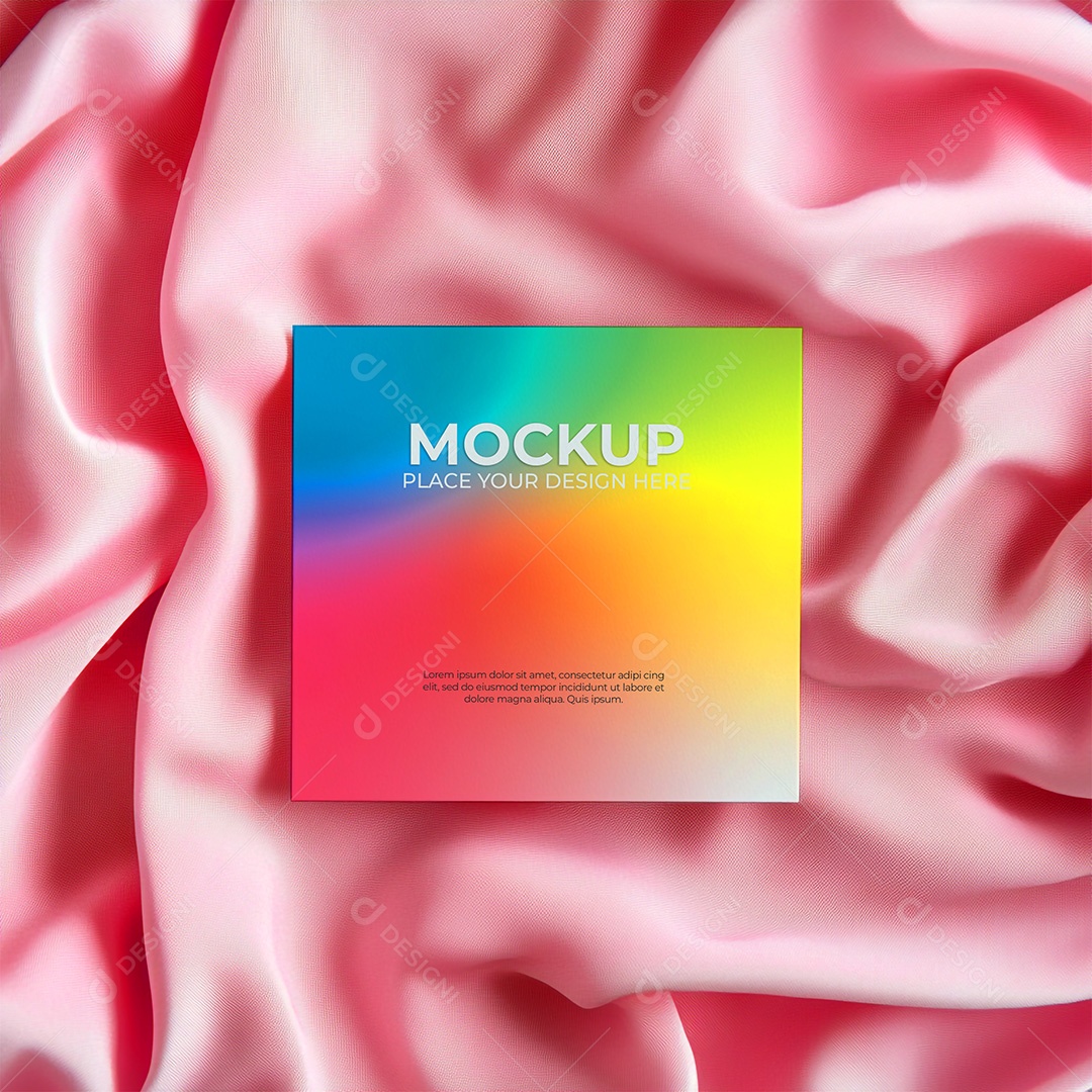 Mockup de Convite PSD Editável