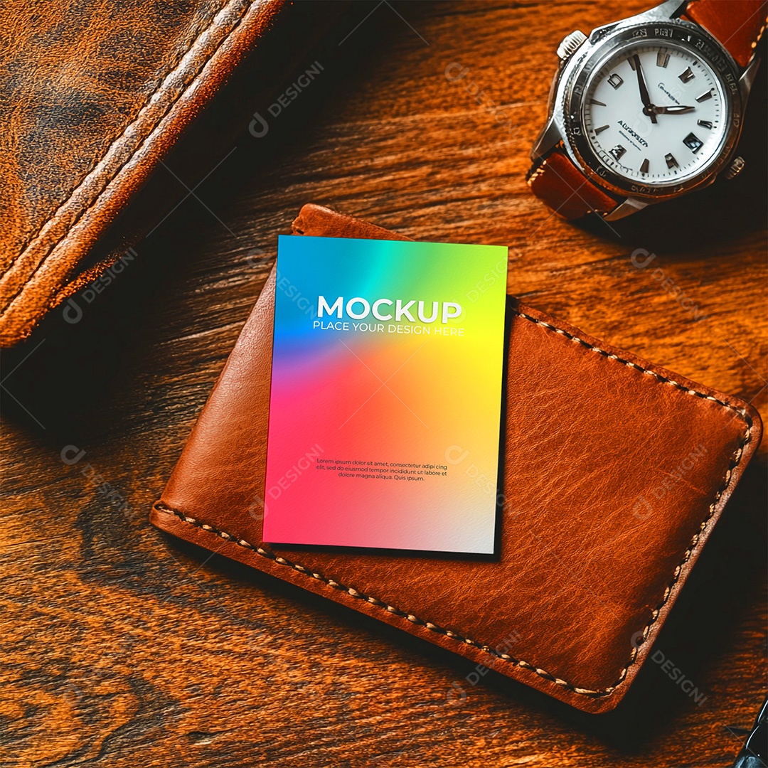 Mockup de Convite PSD Editável