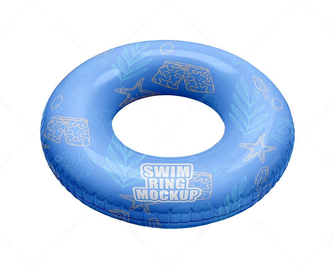 Boia de Piscina Mockup PSD Editável