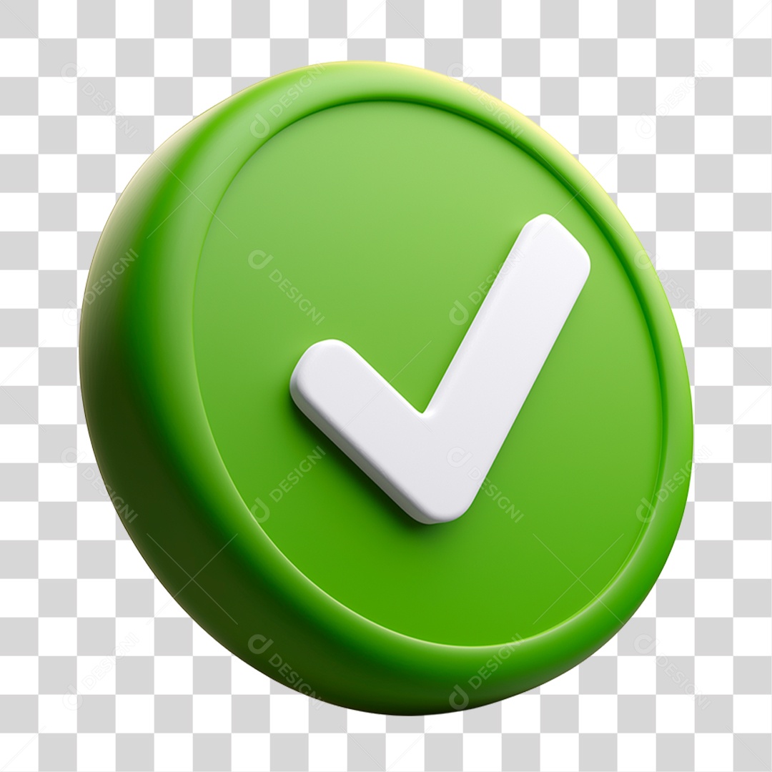 Ícone 3D Símbolo Positivo PNG Transparente