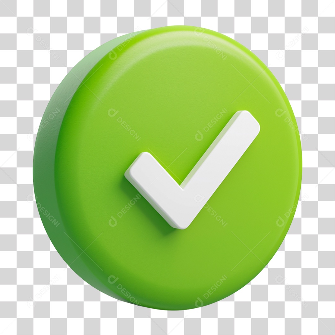 Ícone 3D Símbolo Positivo PNG Transparente