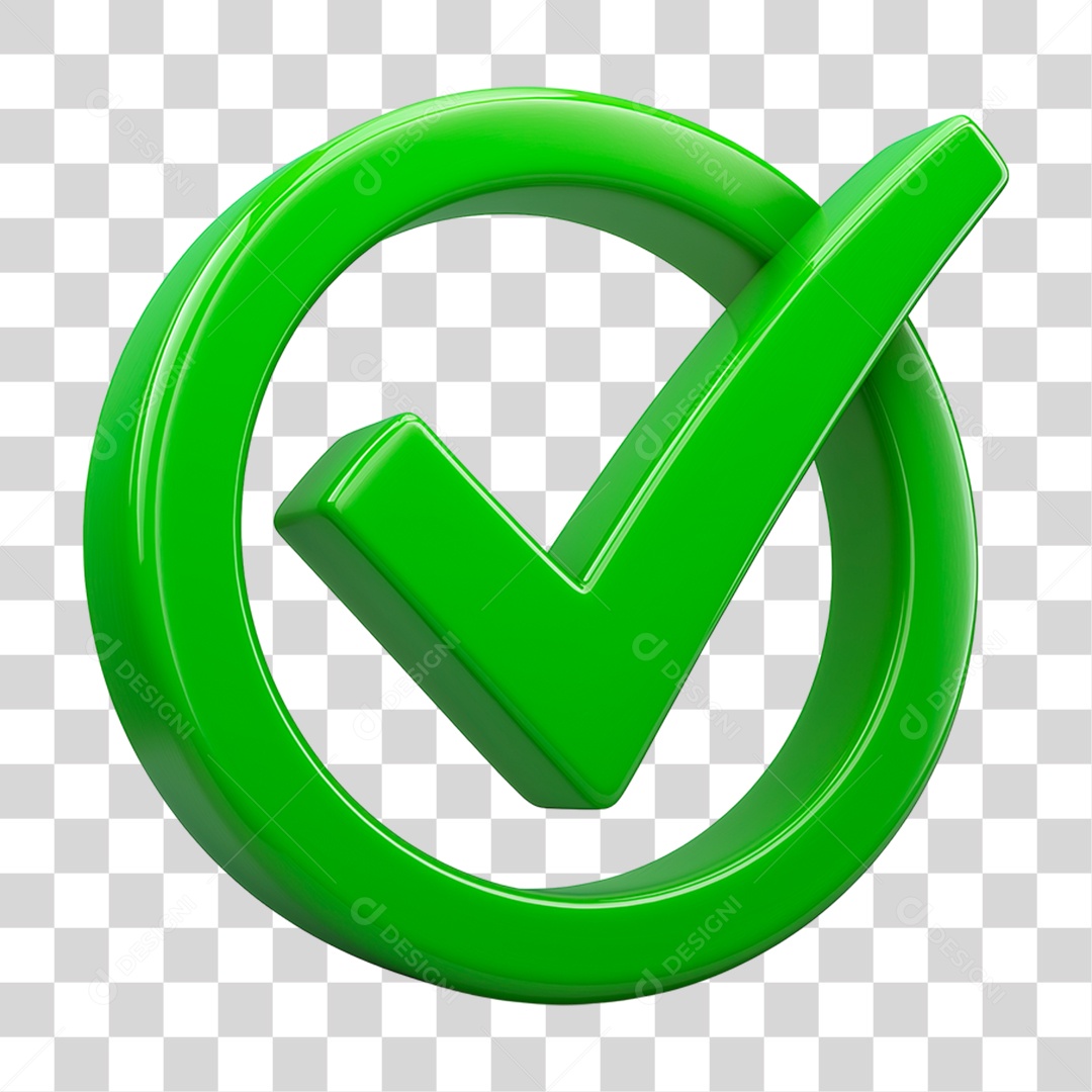 Ícone 3D Símbolo Positivo PNG Transparente