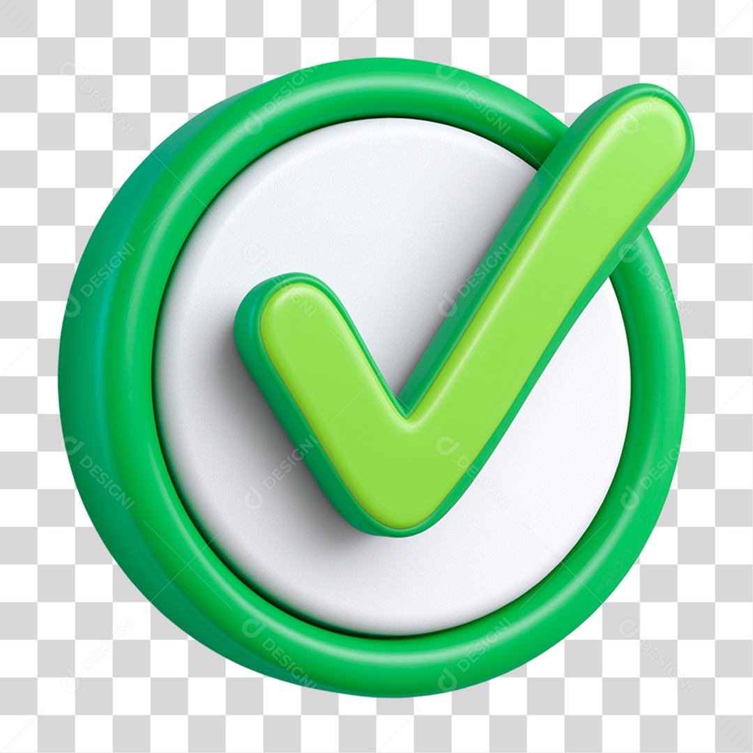 Ícone 3D Símbolo Positivo PNG Transparente