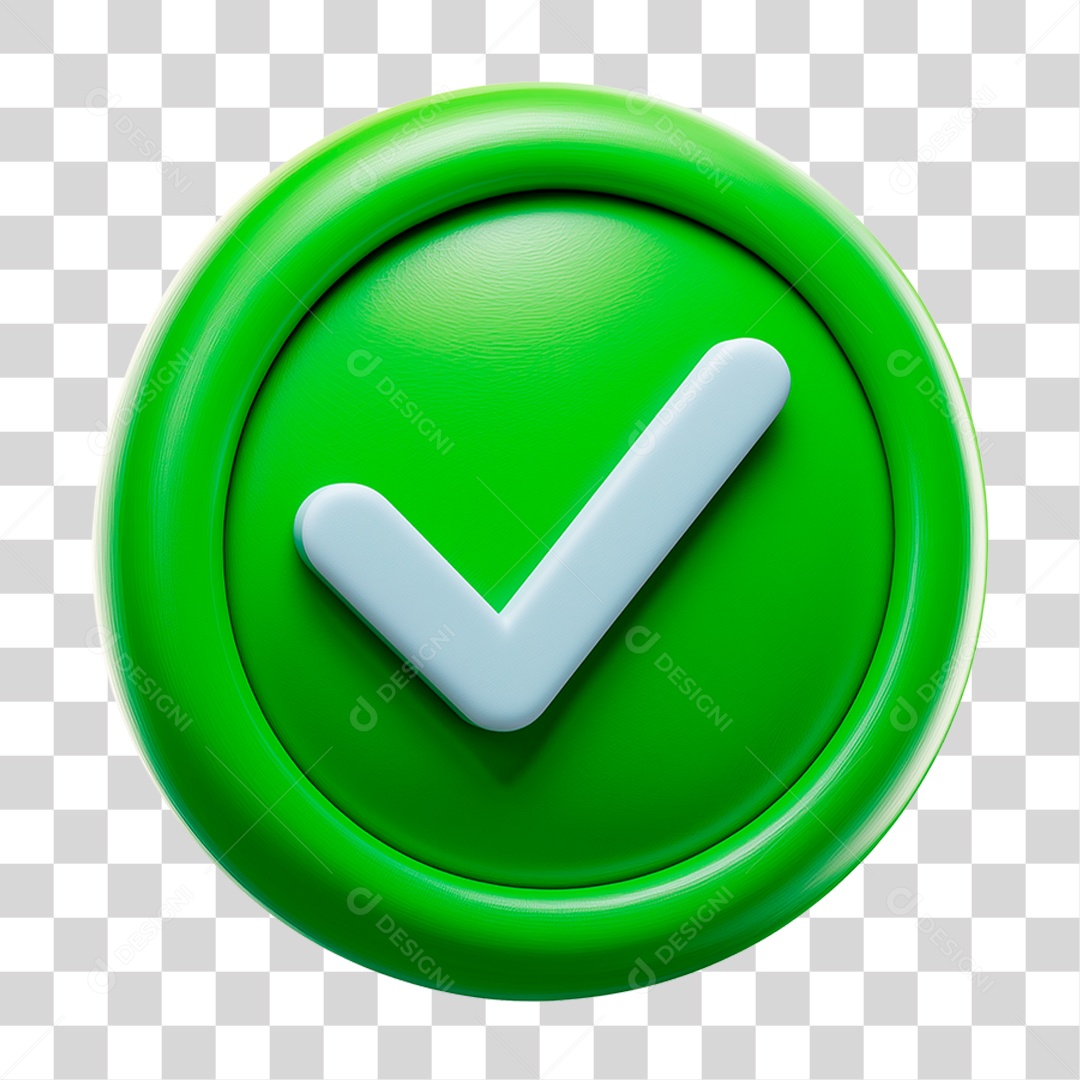 Ícone 3D Símbolo Positivo PNG Transparente