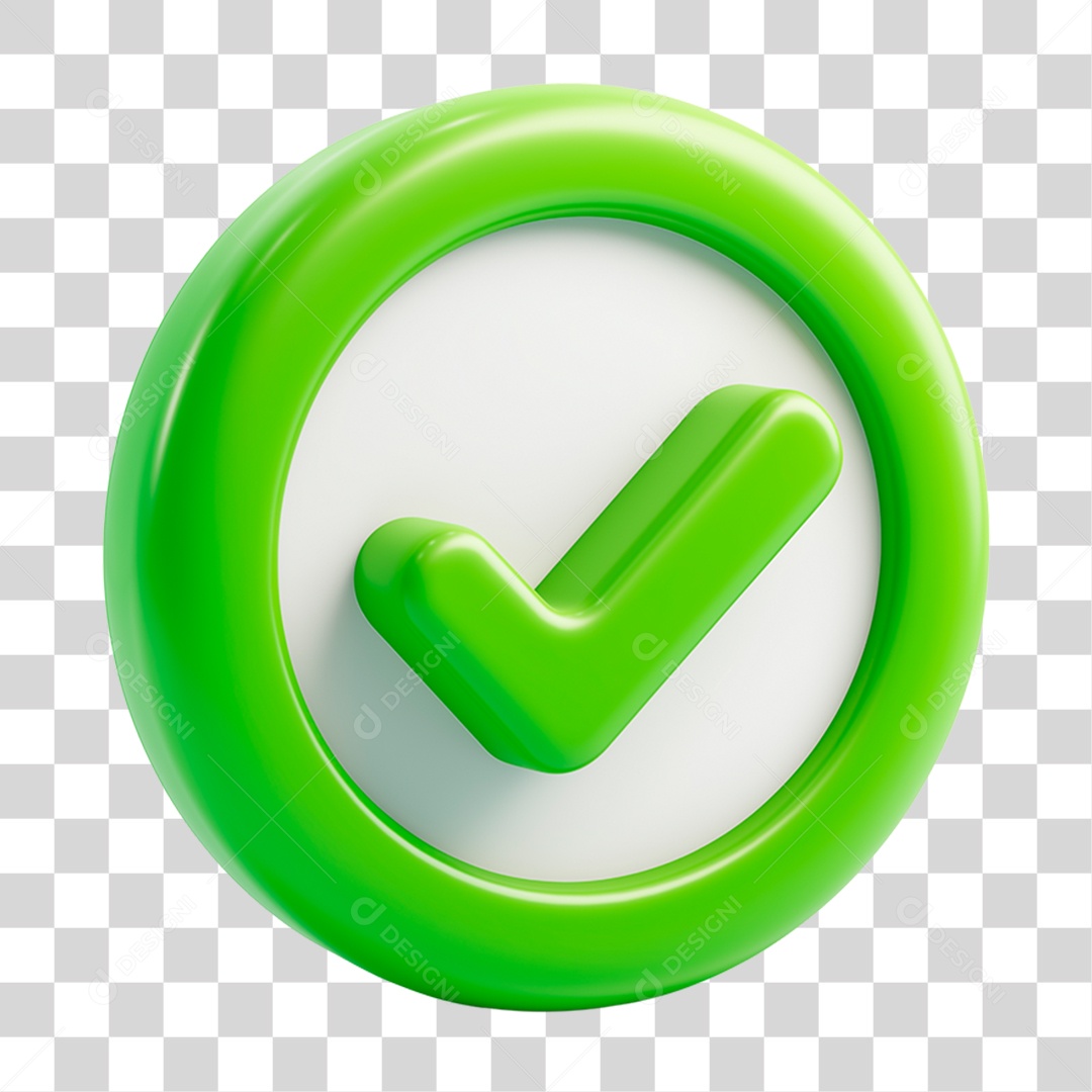 Ícone 3D Símbolo Positivo PNG Transparente