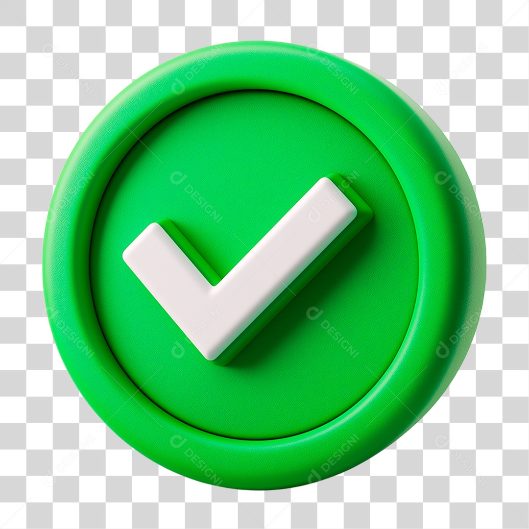 Ícone 3D Símbolo Positivo PNG Transparente