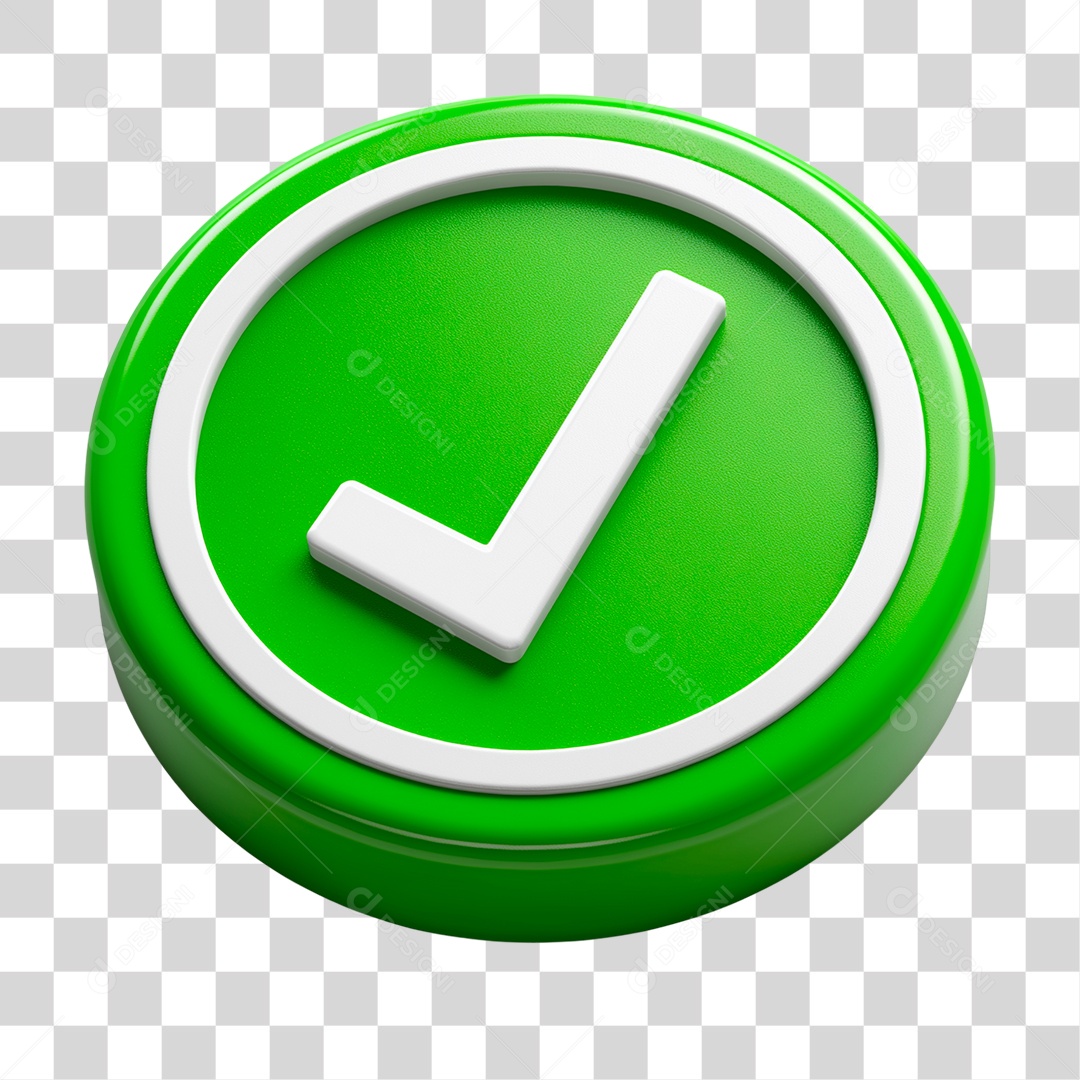 Ícone 3D Símbolo Positivo PNG Transparente