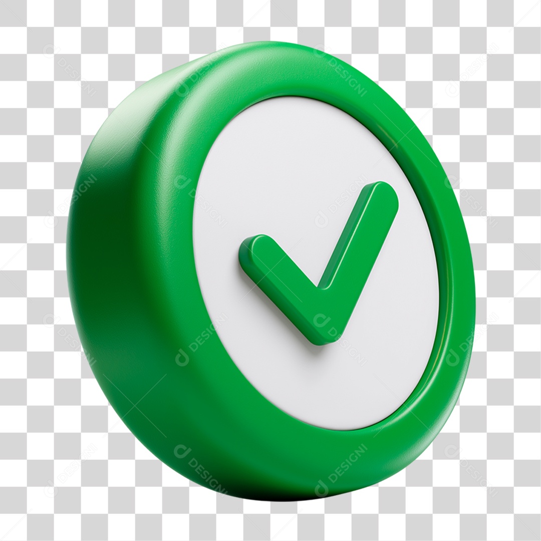 Ícone 3D Símbolo Positivo PNG Transparente