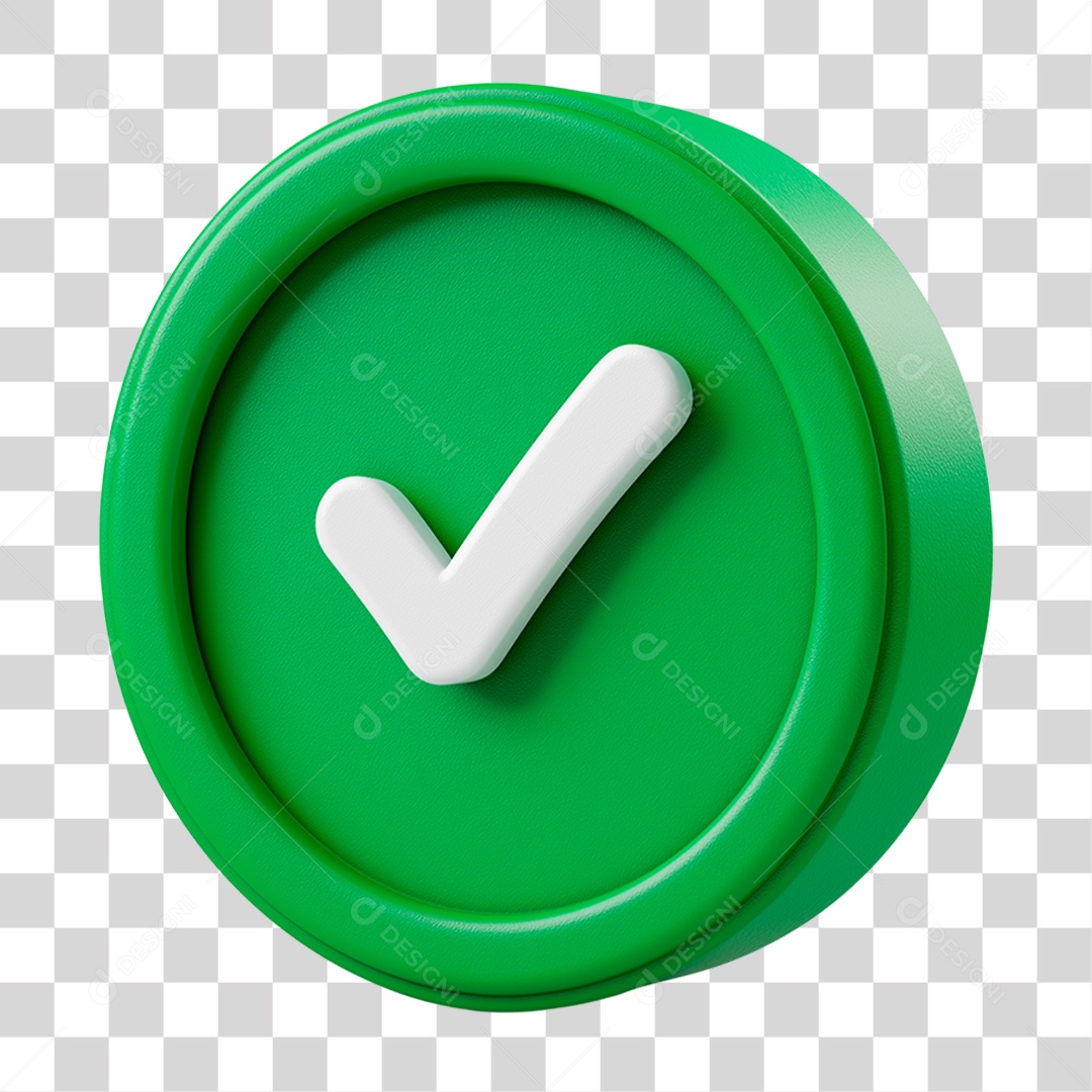 Ícone 3D Símbolo Positivo PNG Transparente