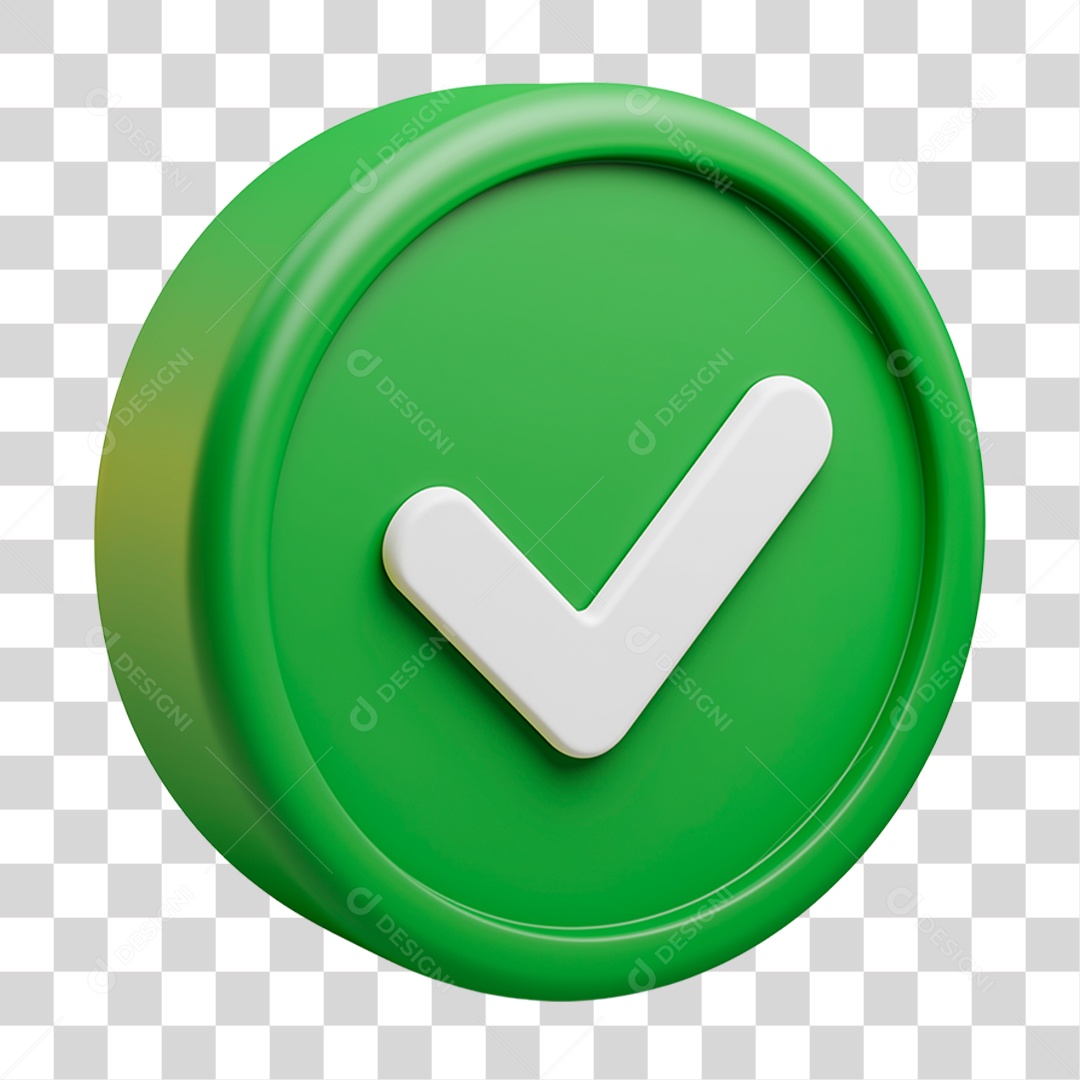 Ícone 3D Símbolo Positivo PNG Transparente