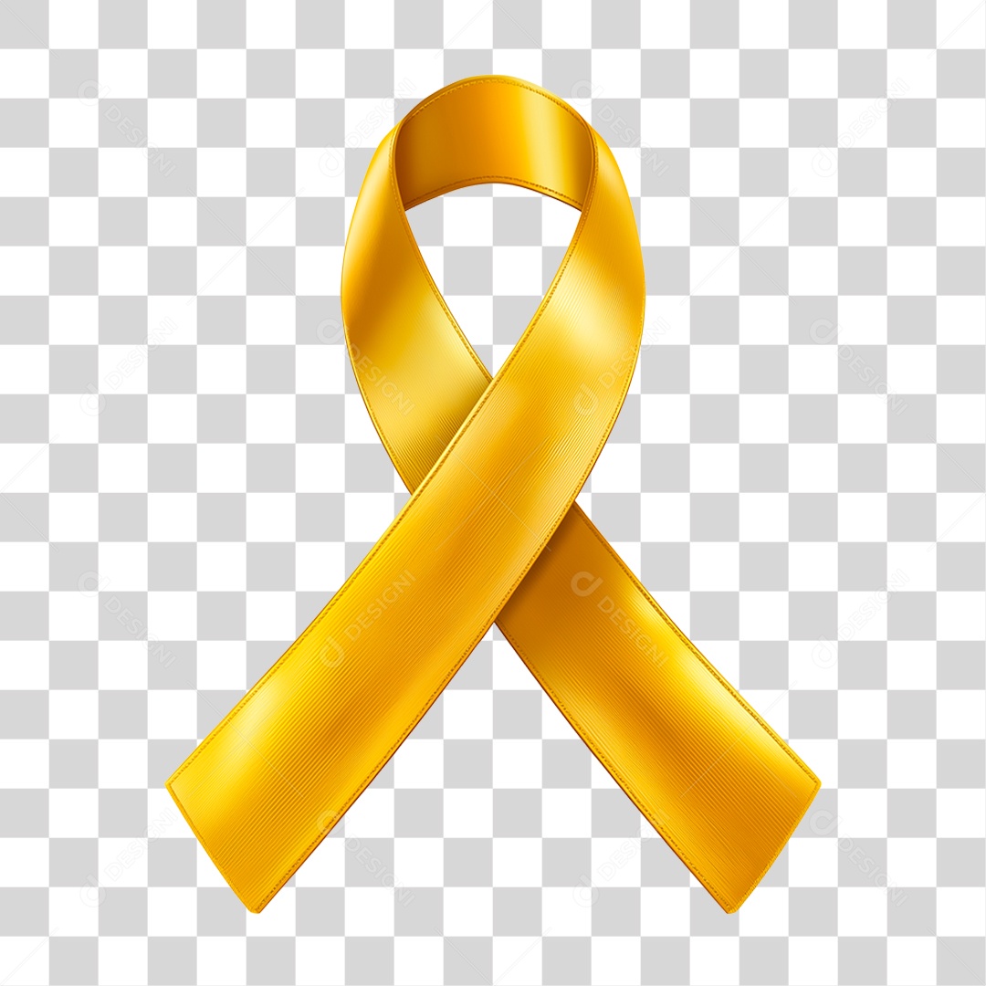 Laço Amarelo PNG Transparente