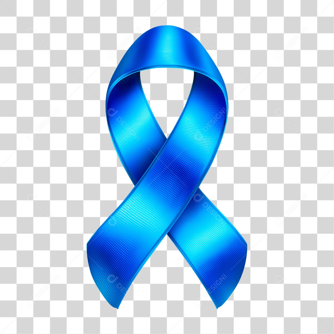 Laço Azul PNG Transparente
