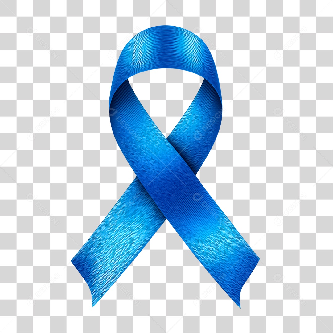 Laço Azul PNG Transparente