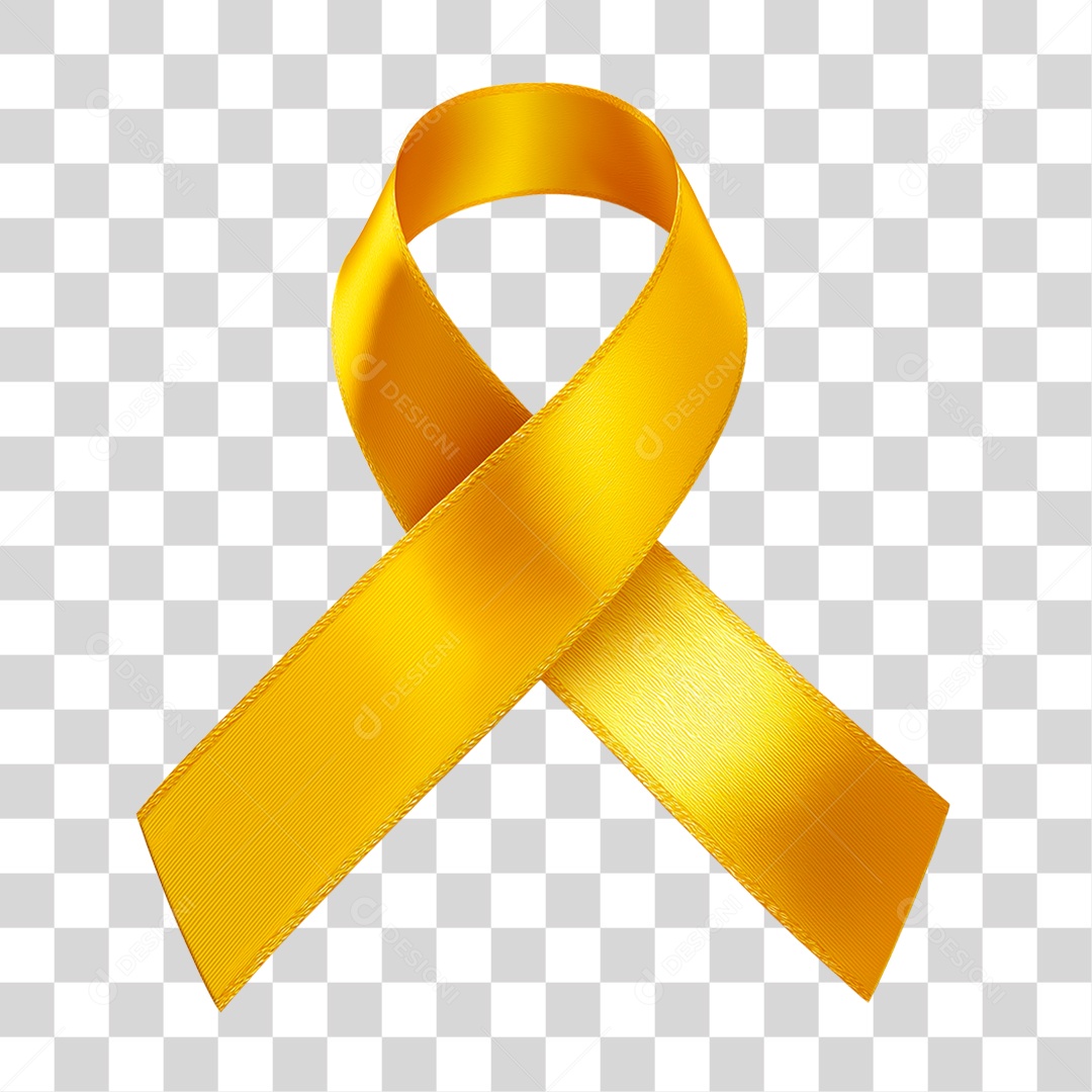 Laço Amarelo PNG Transparente