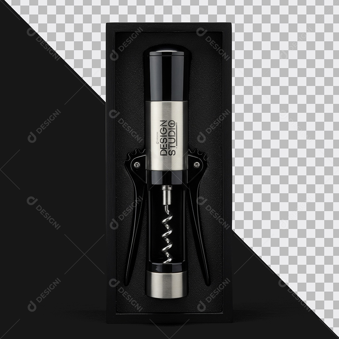 Mockup Brinde Saca Rolha PSD Editável