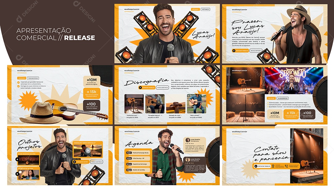 Apresentação Comercial Release PSD Editável