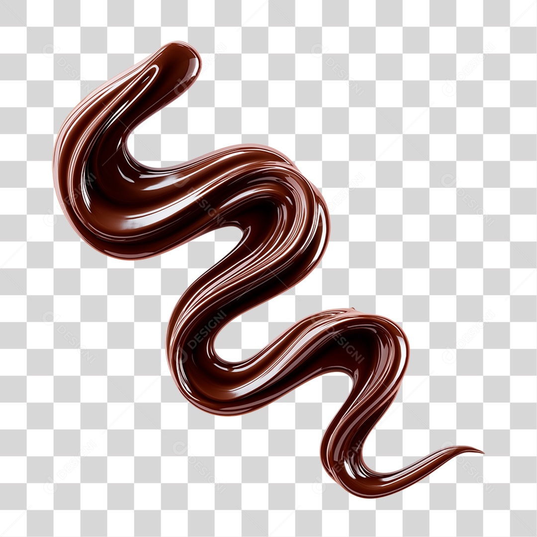 Splash de Chocolate PNG Transparente